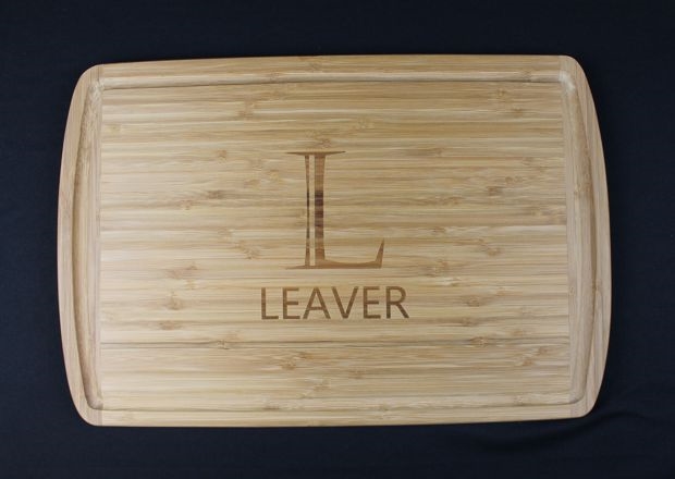 Engraved Name bamboo cutting board