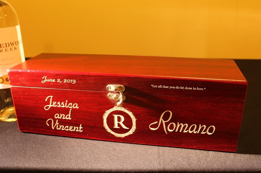 Engraved Wine Gift Box for Couples