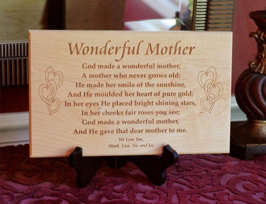 Mother's sales day plaques