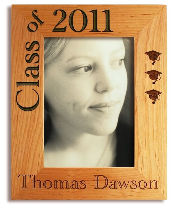 Personalized Graduation 4 x 6 Wood Photo Frame